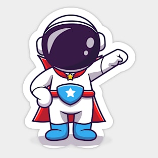 Astronaut Hero Sticker